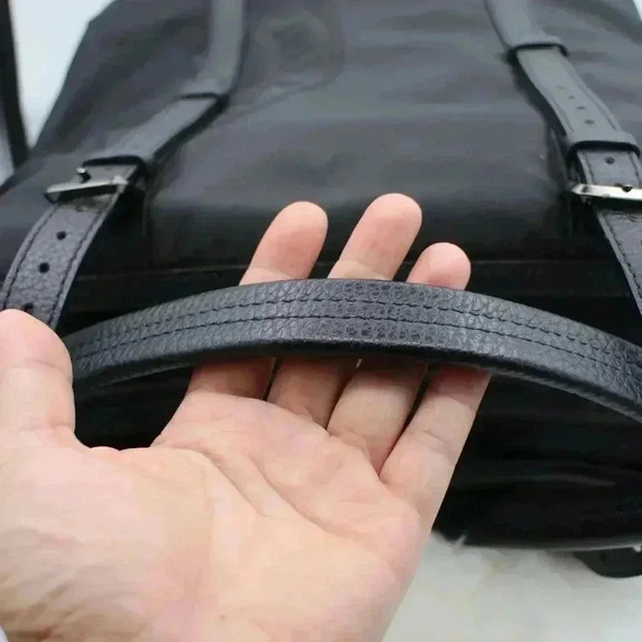 Burberry Urban Black Large Black Nylon/Leather trim 2 way bag - Picture 7 of 16